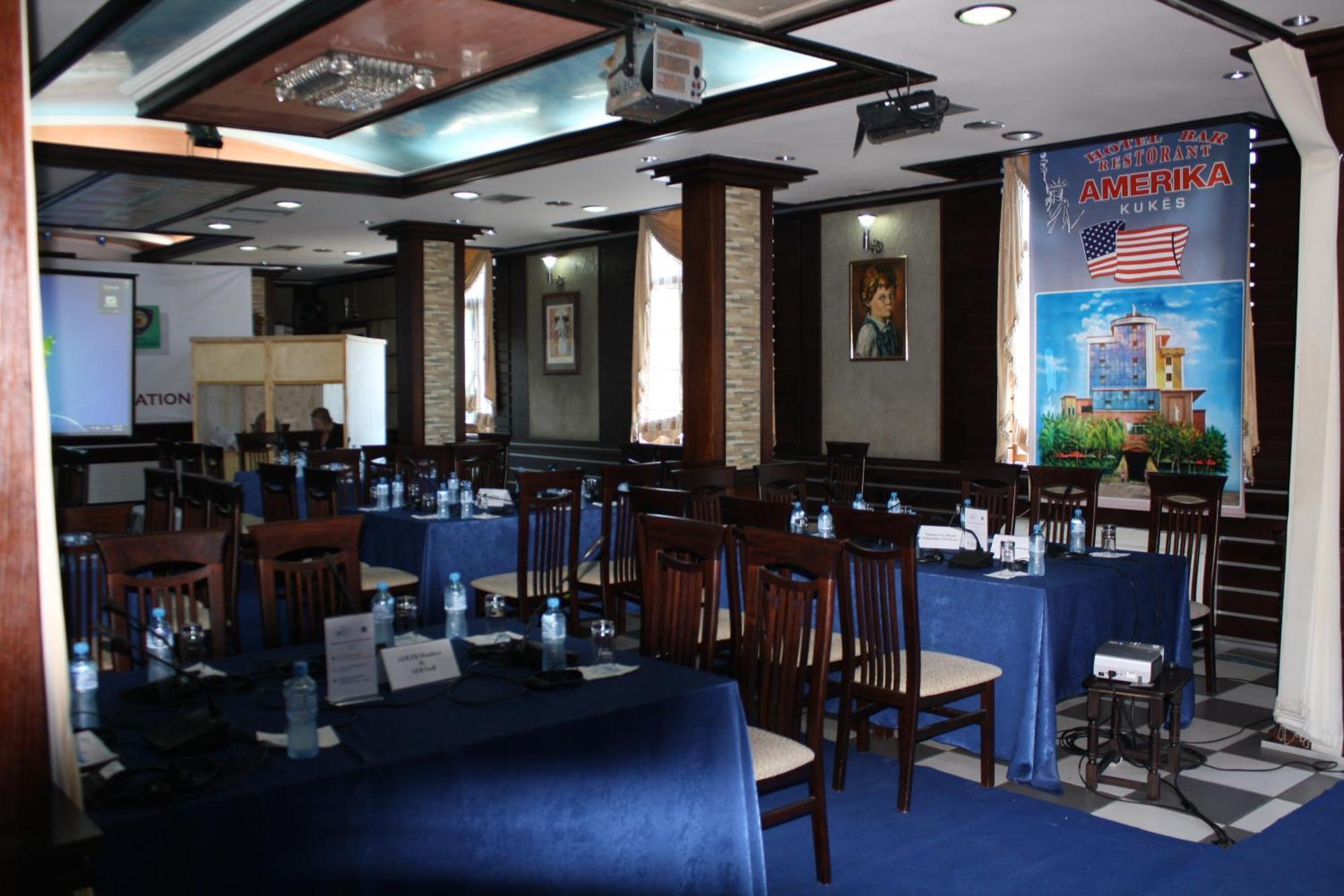 Hotel Bar Restaurant America Kukes Экстерьер фото